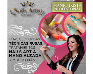Curso Manicurista Profesional 'Nails Artist EXPERT'